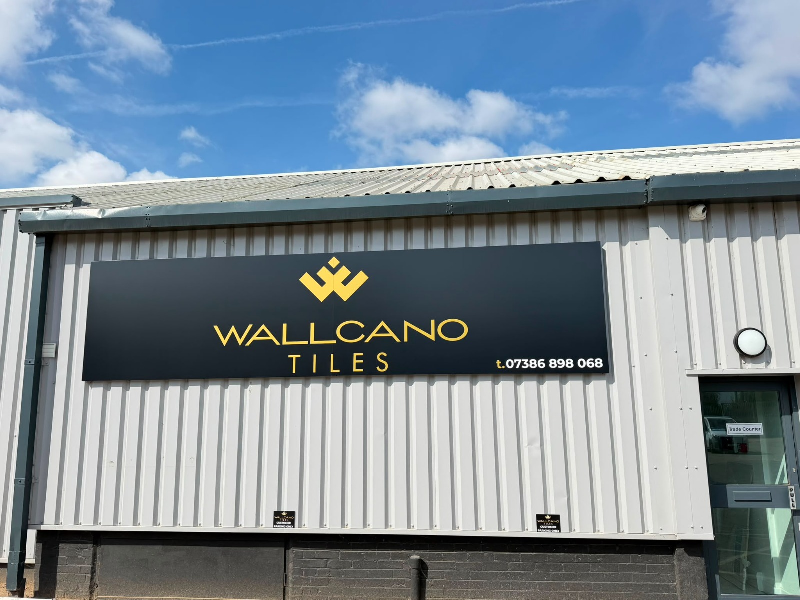 Official Facility Signage & Trade Counter Entrance