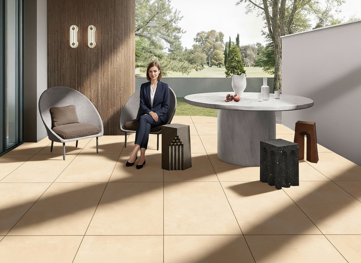 CEMENTINO BEIGE 60X90CM 20MM MATT OUTDOOR PORCELAIN TILES