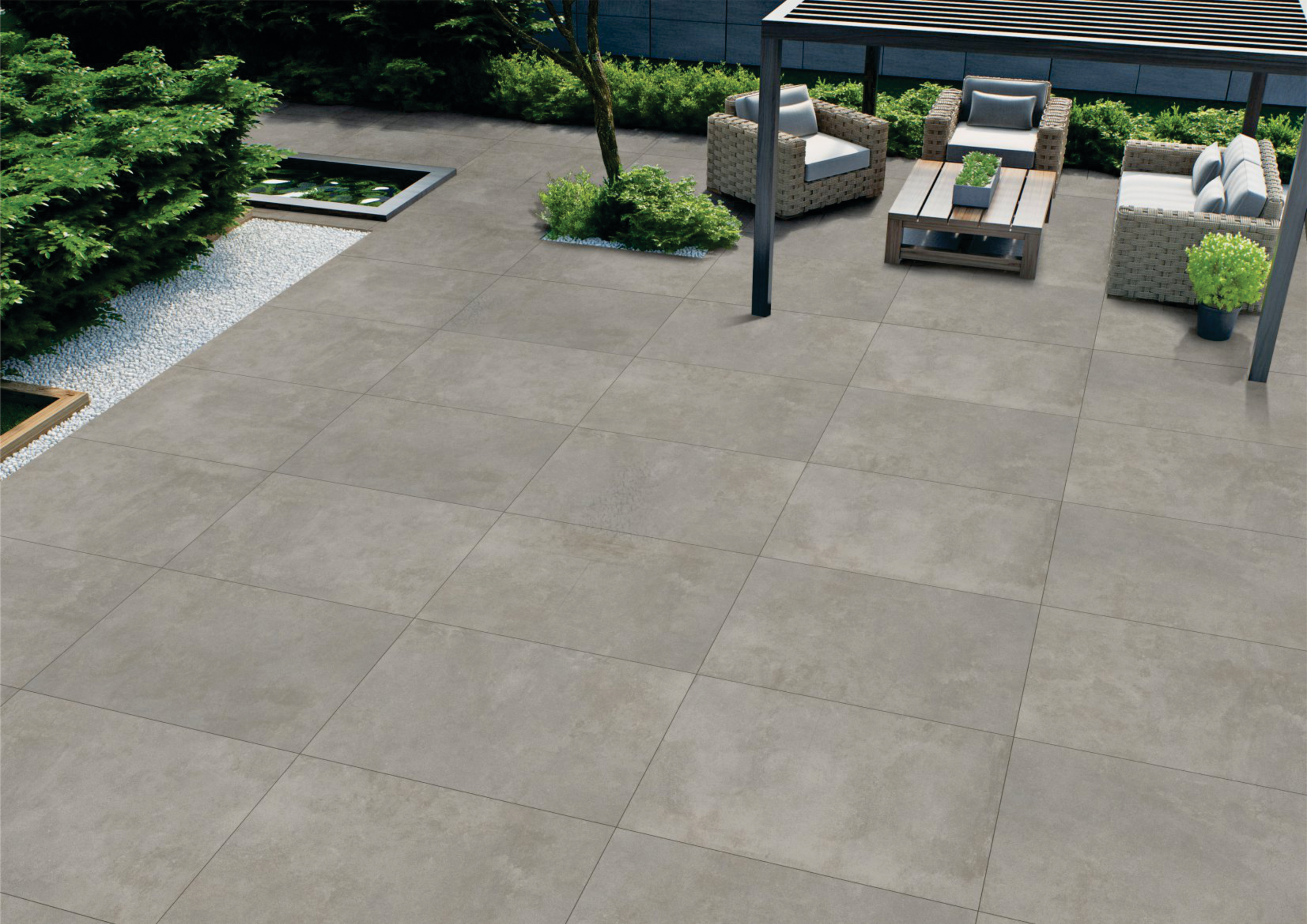 CEMENTINO GREY 60X90CM 20MM MATT OUTDOOR PORCELAIN TILES
