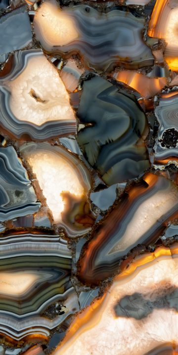Burnt Charcoal glass charcoal black 60x120 glass tile